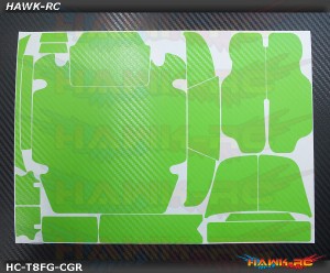 FUTABA T8FG Protector Wraps Skin Carbon Green V2